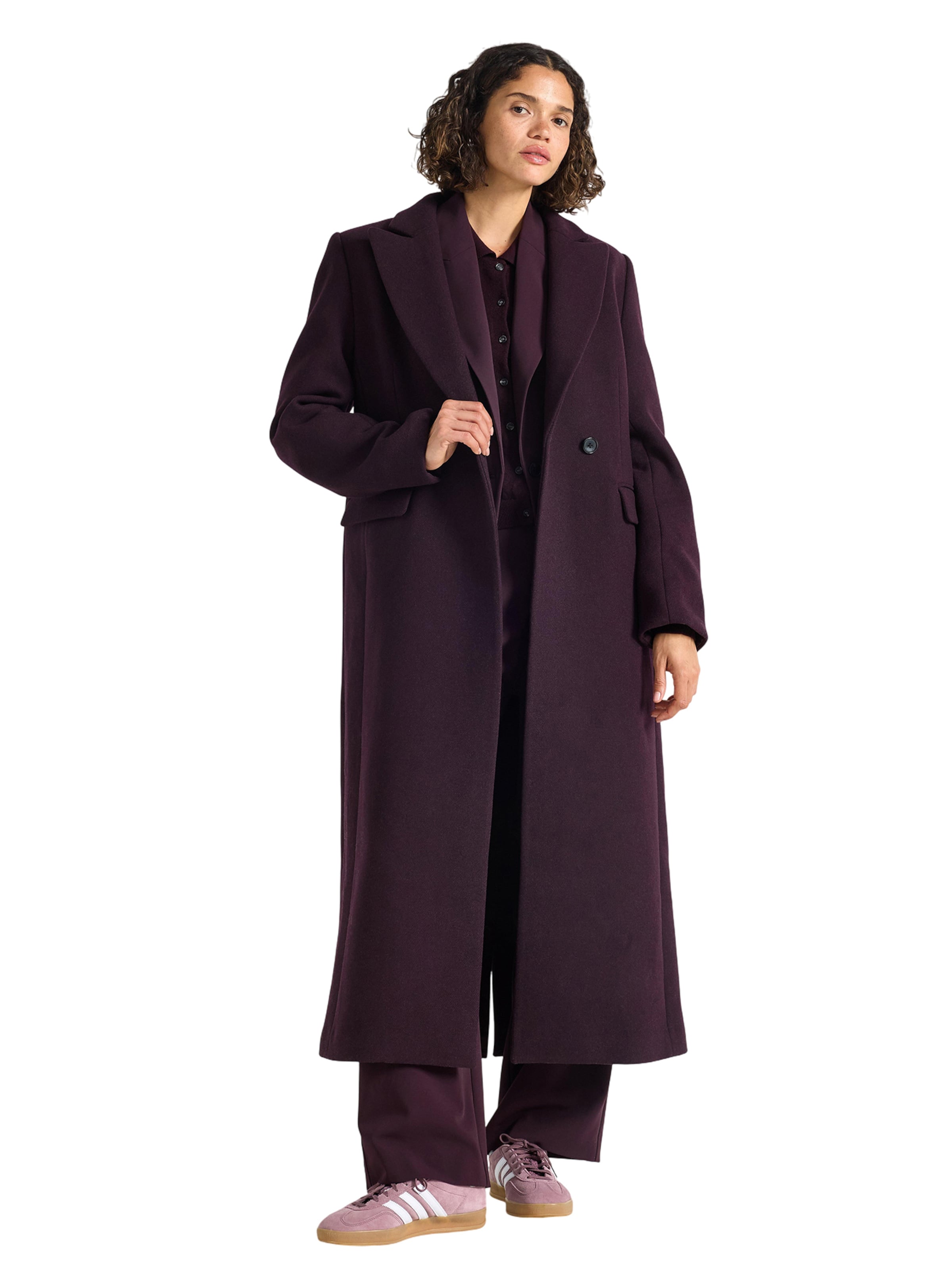 Lindex Between-seasons coat in Red: front