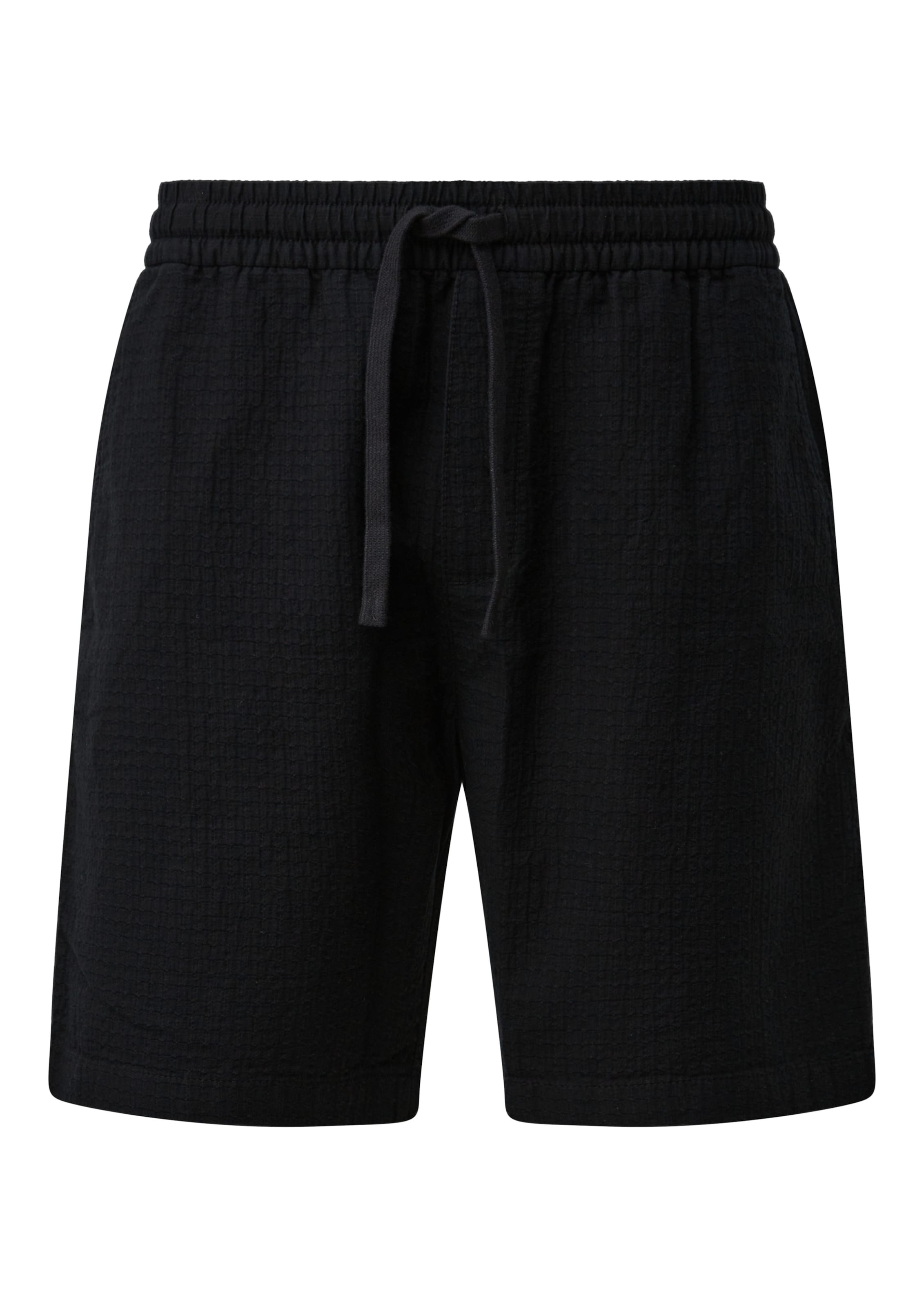 QS Shorts in Schwarz: Vorderseite