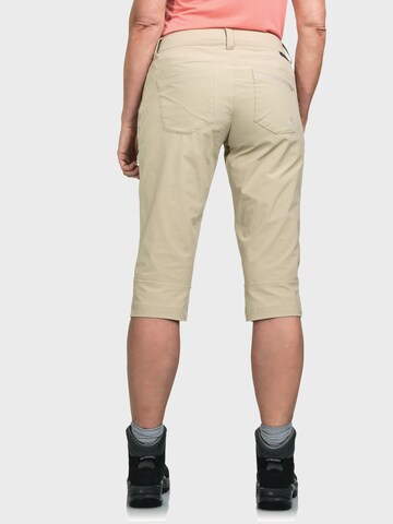 Schöffel Regular Outdoor trousers 'Caracas 2' in Beige