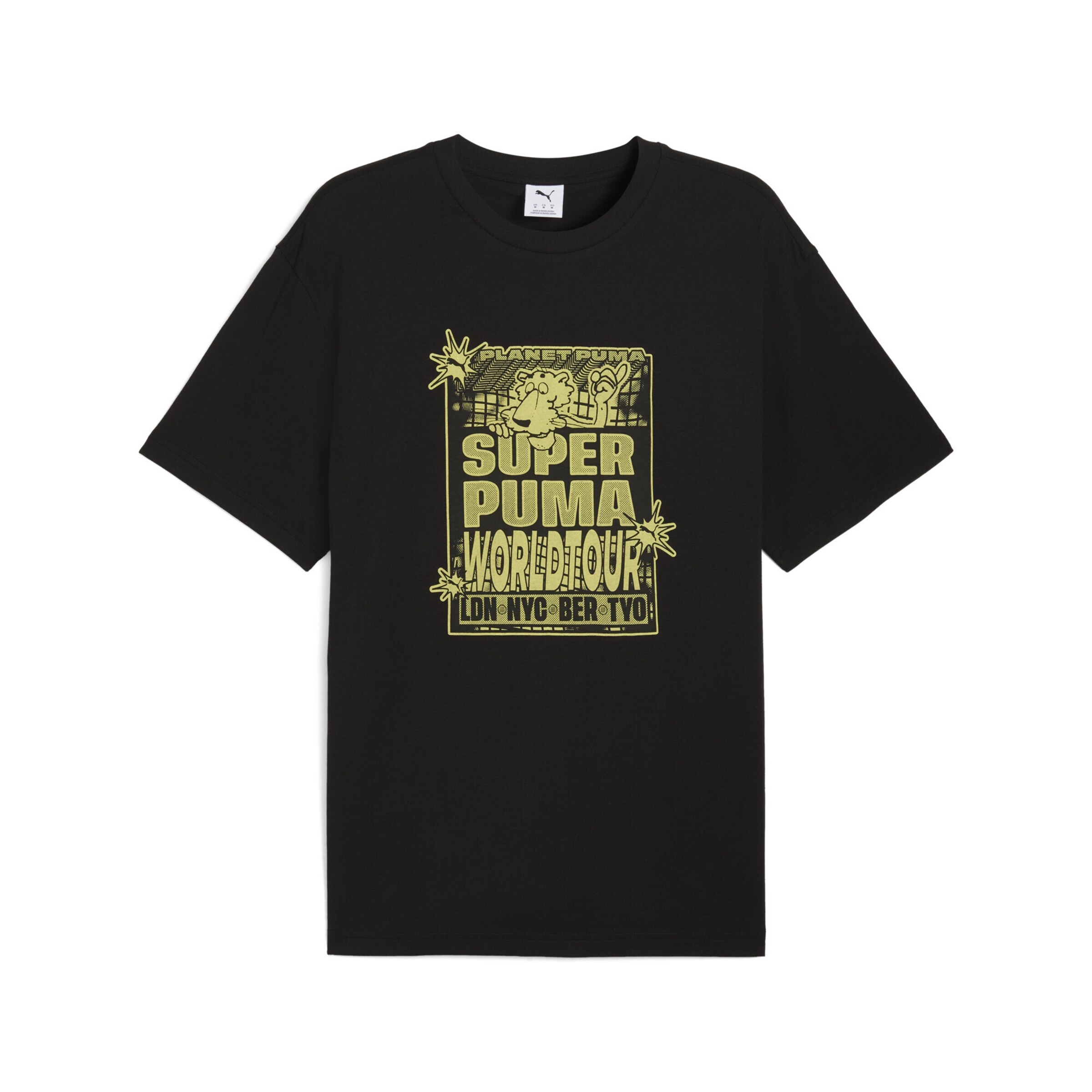 T-Shirt PUMA en noir : devant