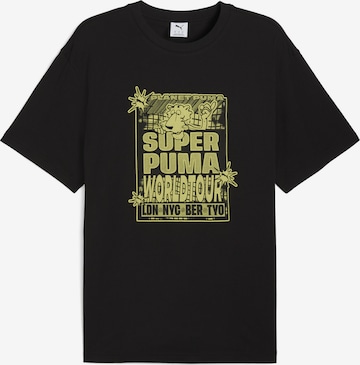 T-Shirt PUMA en noir : devant