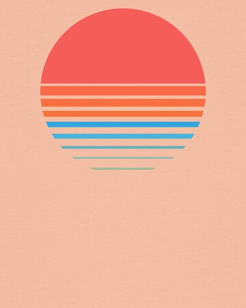 T-shirt 'Abstract 03' Watapparel en orange