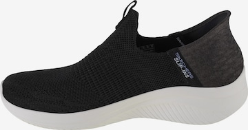 SKECHERS Slip-on 'Slip-Ins Ultra Flex 3.0 Smooth Step' in Black: front