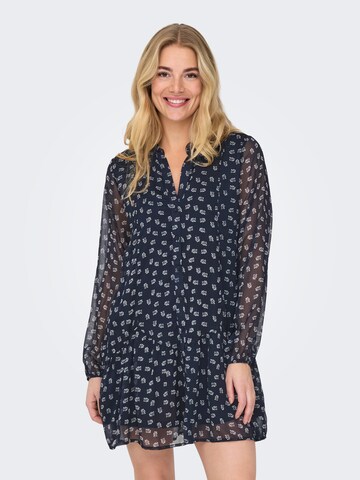 Abito camicia 'ONLEMILIE' di ONLY in blu: frontale