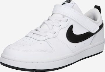 Sneaker 'Court Borough Low 2' de la Nike Sportswear pe alb: față