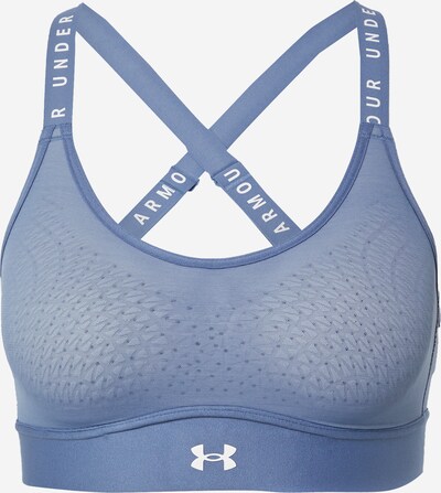 UNDER ARMOUR Sport-BH 'Infinity' in rauchblau / weiß, Produktansicht