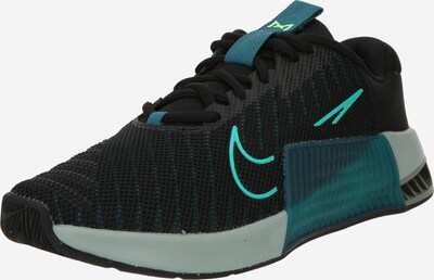 NIKE Sporta apavi 'Metcon 9', krāsa - degvielas krāsas / gaiši zaļš / melns, Preces skats