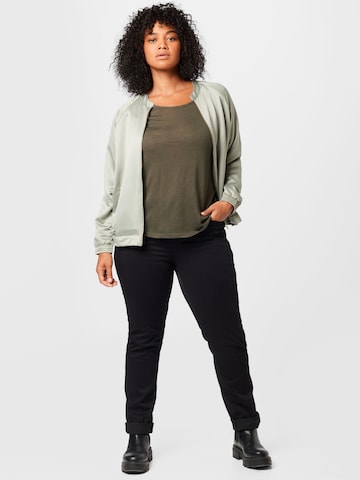 ABOUT YOU Curvy - Camisa 'Thekla' em verde