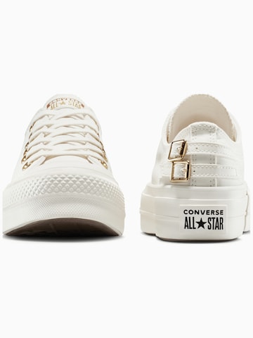 CONVERSE - Zapatillas deportivas bajas 'Converse Chuck Taylor All Star Lift Platform Buckle' en blanco