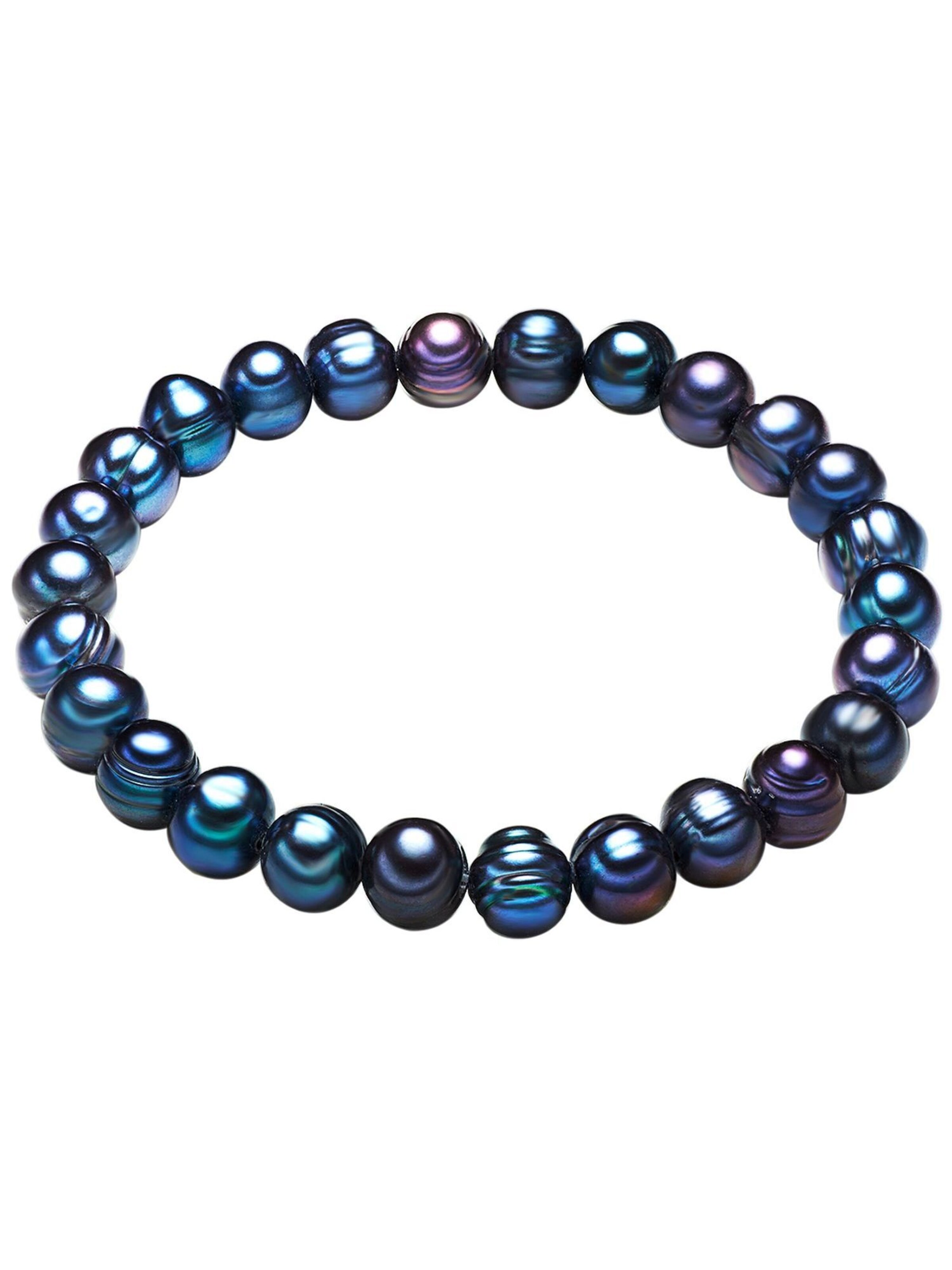 Braccialetto di Valero Pearls in blu: frontale