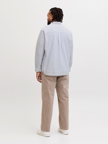 Jack & Jones Plus Regularny krój Koszula 'JORNORREBRO' w kolorze niebieski