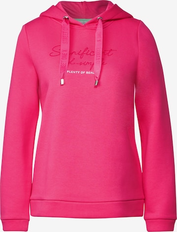 STREET ONE Sweatshirt in Pink: predná strana