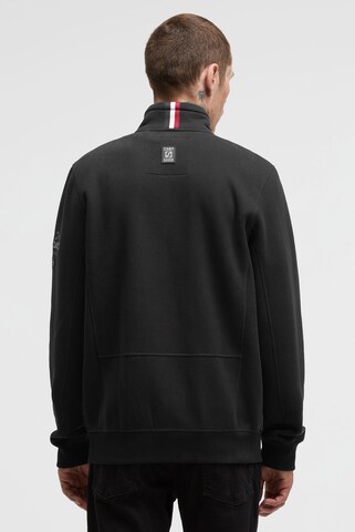 CAMP DAVID Sweatjacke mit Logo Prints, Stickereien und Patches in Schwarz