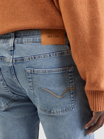 Only & Sons Regular Jeans 'ONSWEFT' in Blue
