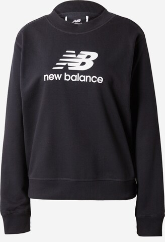 new balance Sweatshirt in Black: front