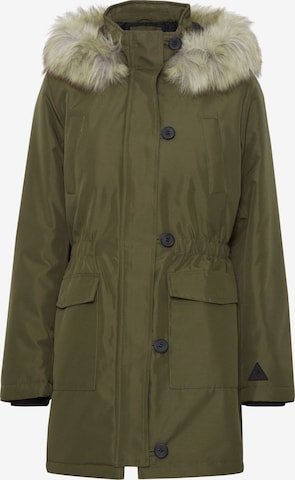 b.young Winter Parka 'Alica' in Green: front