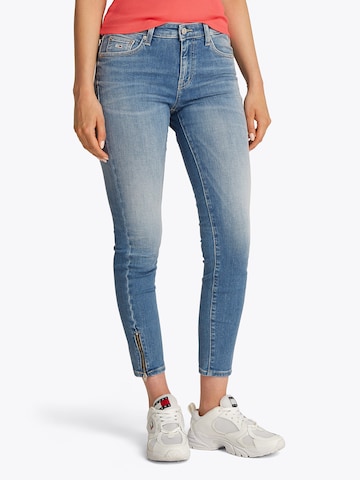 Tommy Jeans Скинни Джинсы в Синий: спереди