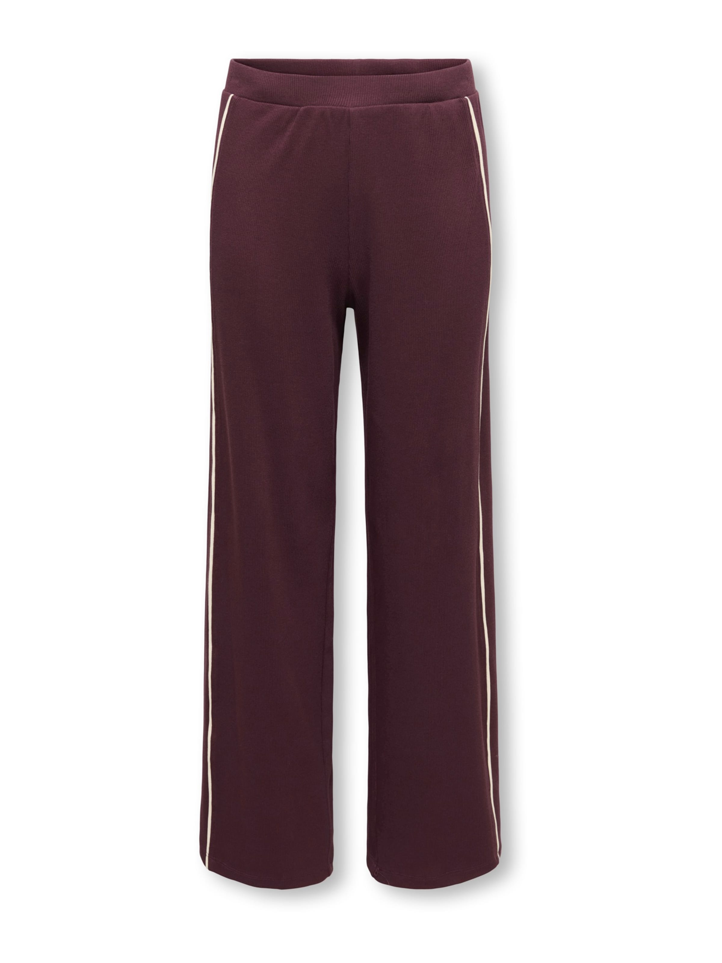 ONLY GIRLS Wide leg Broek 'KOGLISA' in Bruin: voorkant