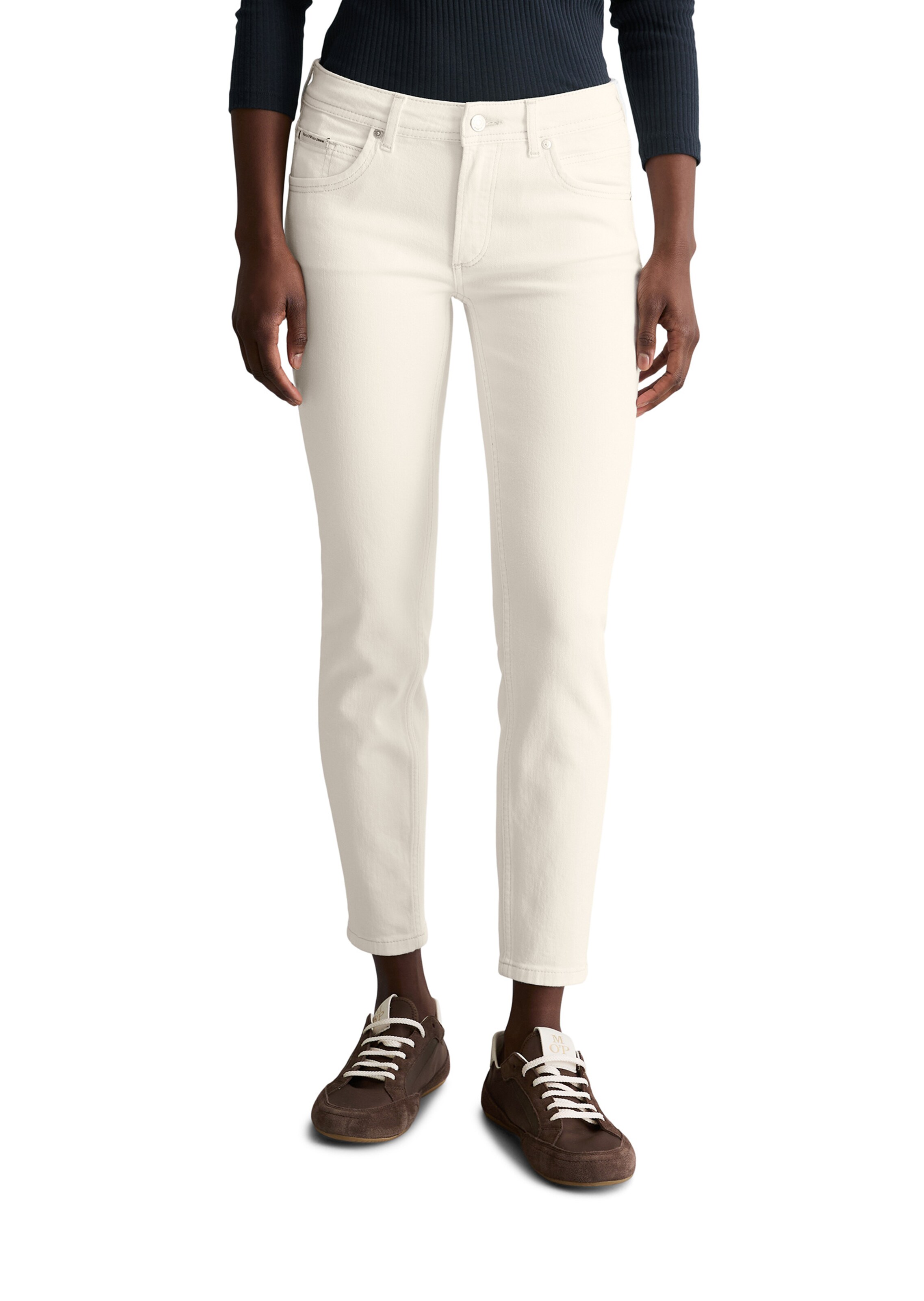 Marc O'Polo DENIM Regular Jeans 'Alva' in Weiß
