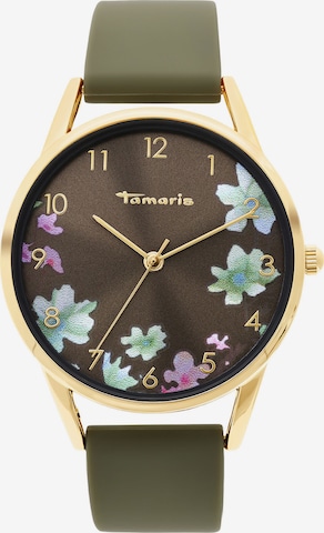 Tamaris Analog Watch 'Sporty Flowers' in Green: front