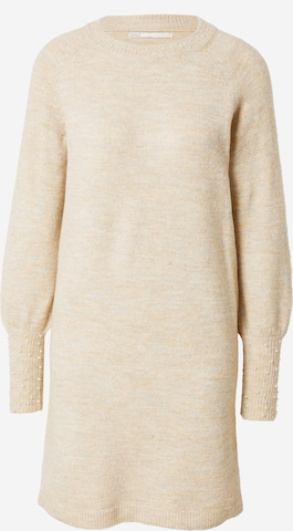 ONLY Gebreide jurk 'Alexis' in Beige: voorkant