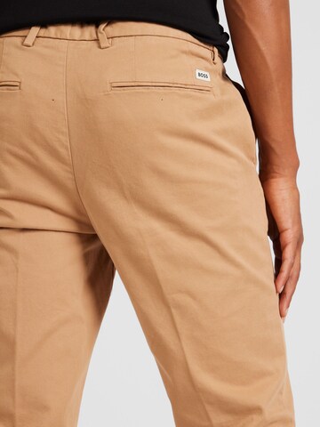 Coupe slim Pantalon 'Kaito1' BOSS en beige