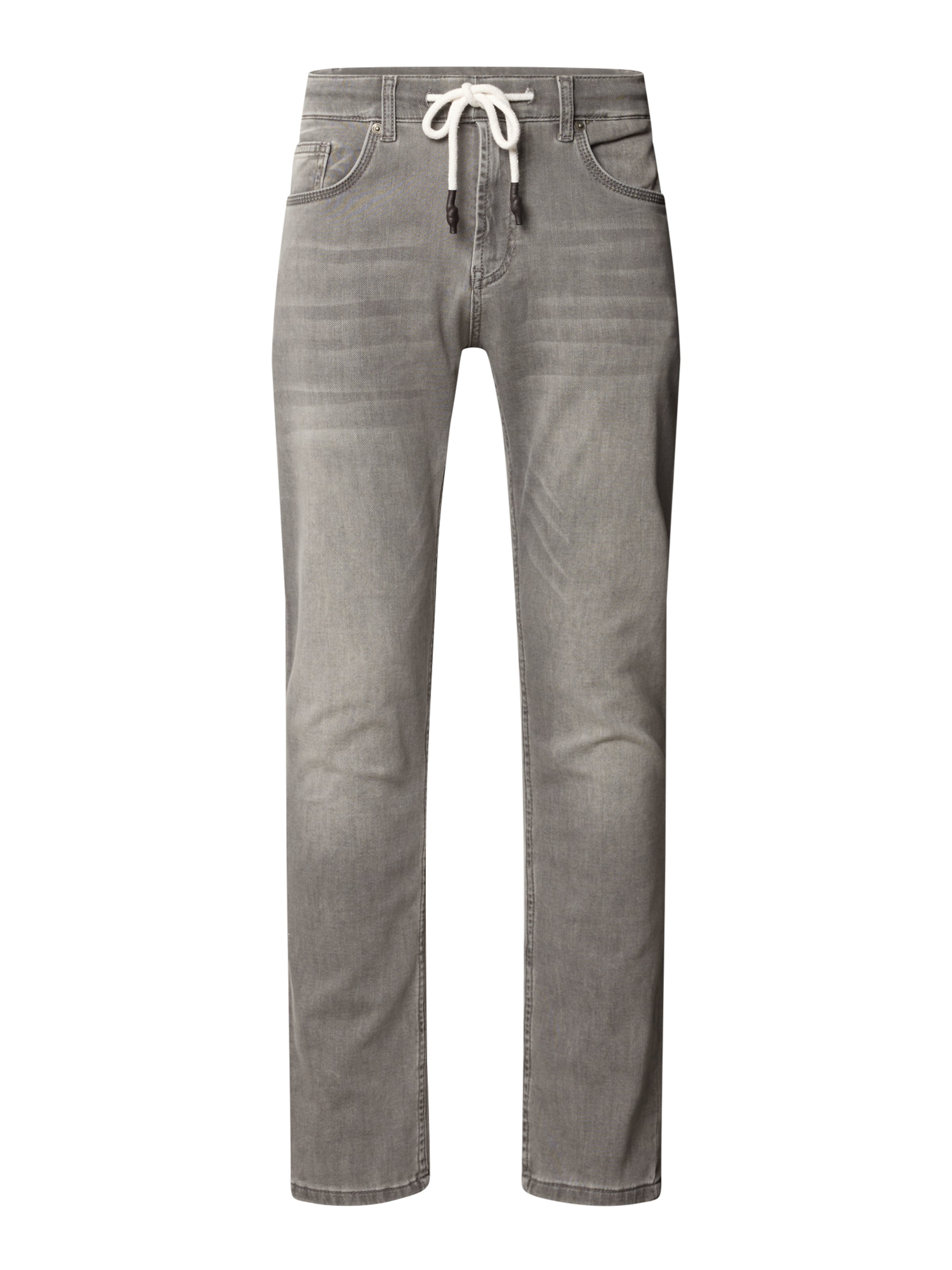 yazubi Jeans 'Erik' in Grey: front