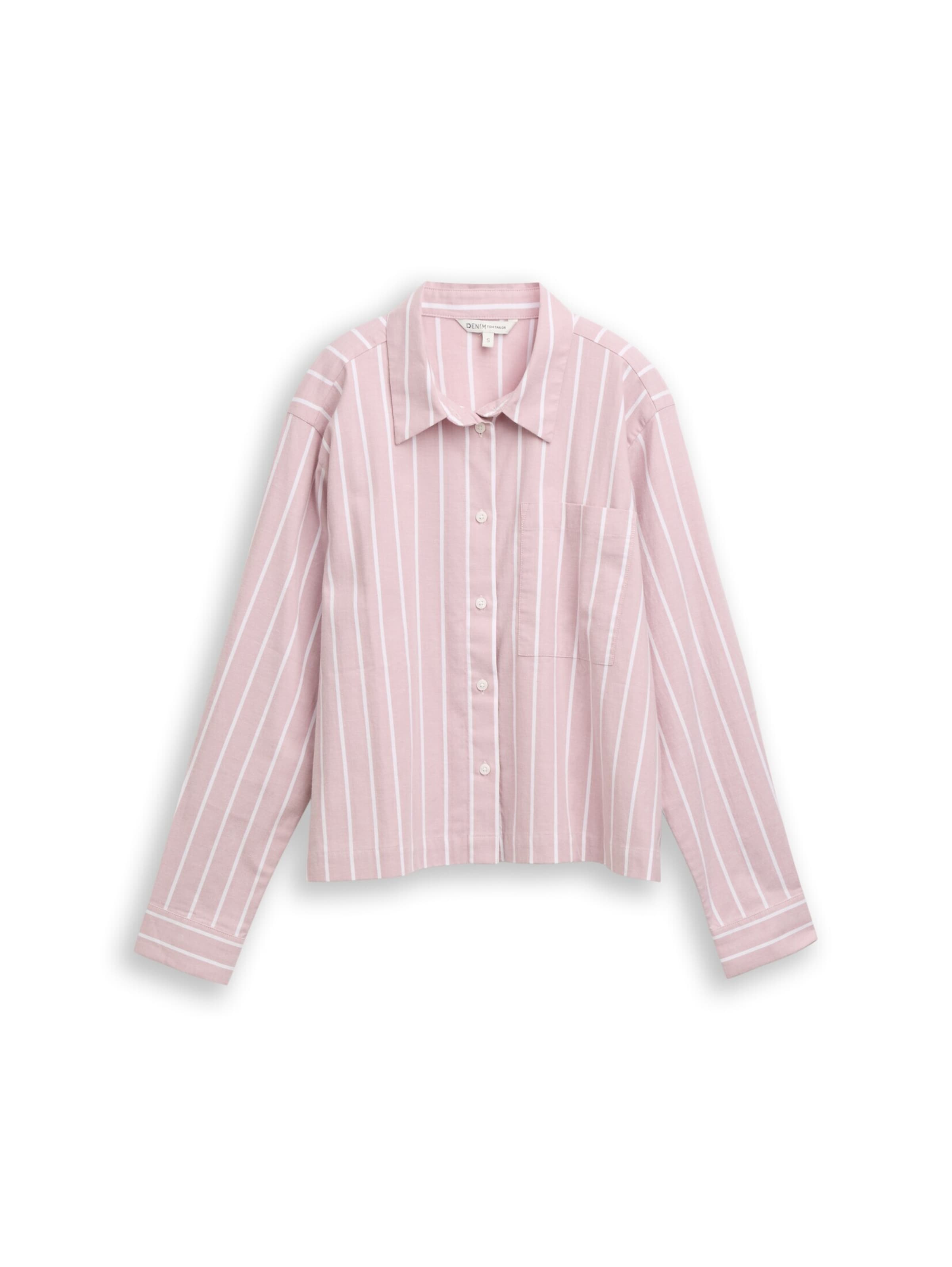 Chemisier TOM TAILOR DENIM en rose : devant