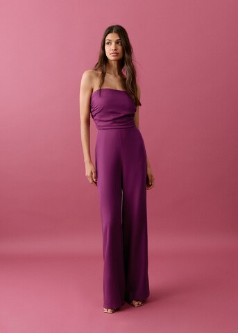 MANGO TEEN Jumpsuit 'Rosa' in Purple: front