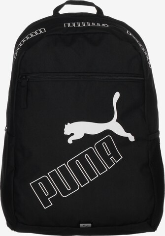 PUMA Rucksack 'Phase' in Schwarz: predná strana