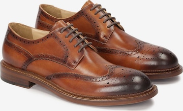 Kazar Lace-Up Shoes in Brown