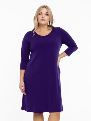 Robe YOEK en violet : devant
