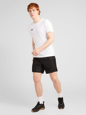 ADIDAS PERFORMANCE Functioneel shirt 'ADIZERO' in Wit