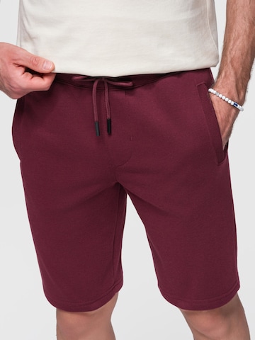 Ombre Regular Sportbroek in Rood
