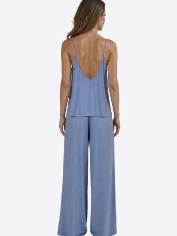 Vivisence Pyjama '2046' in Blau: Vorderseite