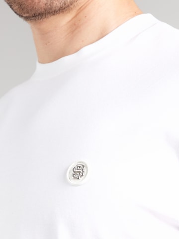 T-Shirt 'C-Taut 01' BOSS en blanc