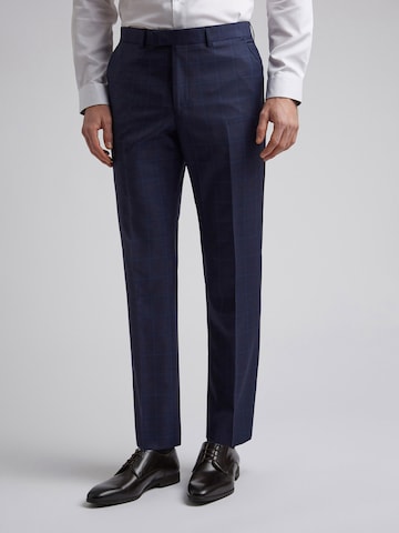 Coupe slim Pantalon Ted Baker en bleu : devant