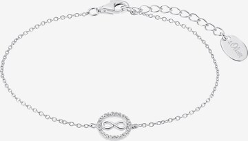 s.Oliver Bracelet 'Infinity' in Silver: front