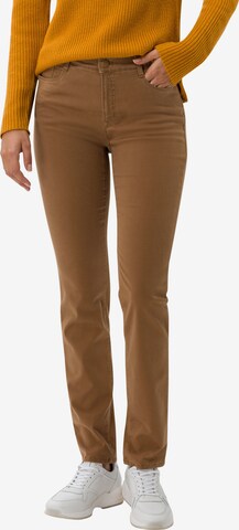 BRAX Regular Jeans 'Carola' in Brown: front