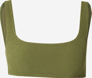 & Other StoriesBikini gornji dio - zelena boja: prednji dio