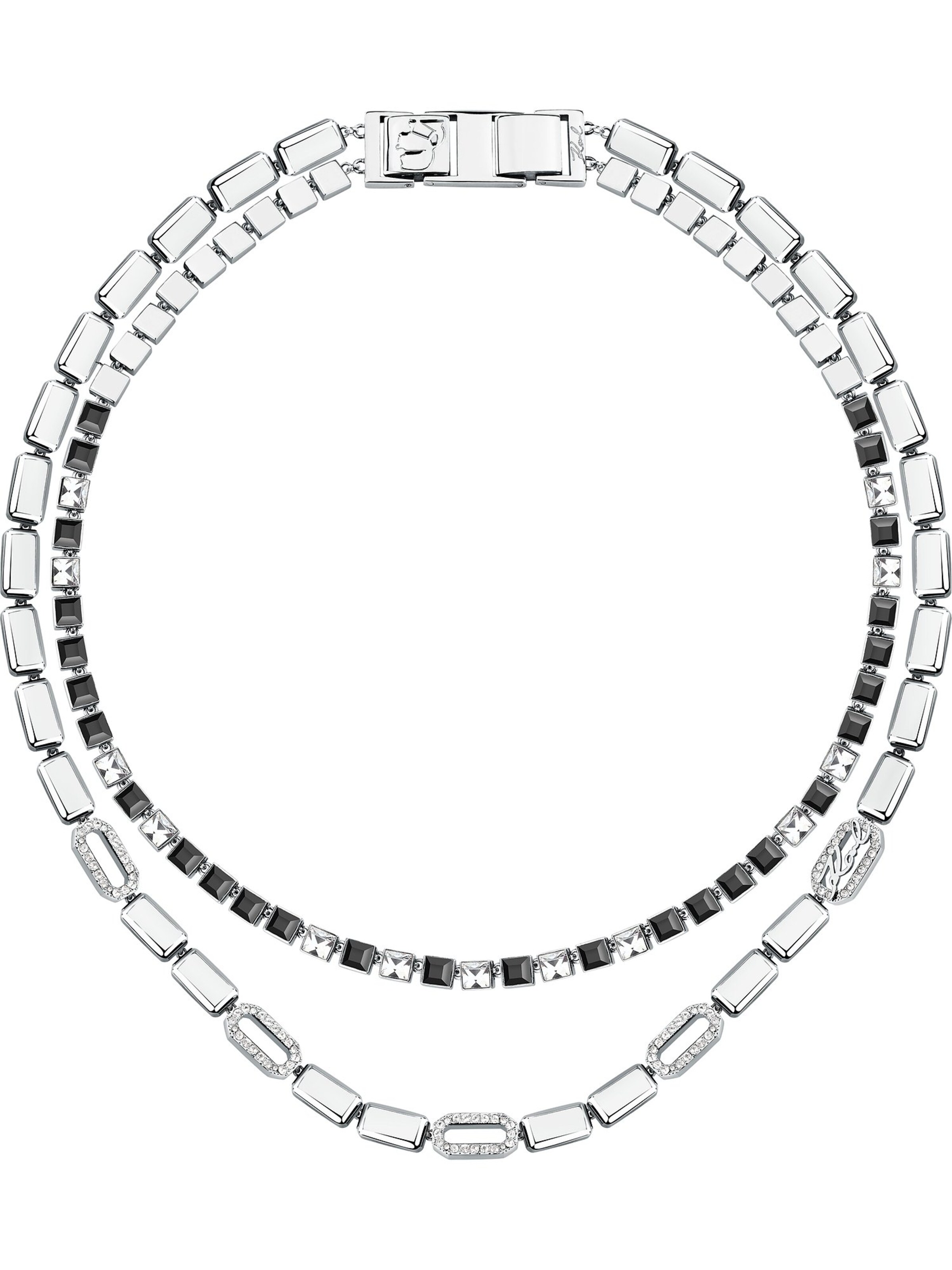 Karl Lagerfeld Necklace in Silver: front