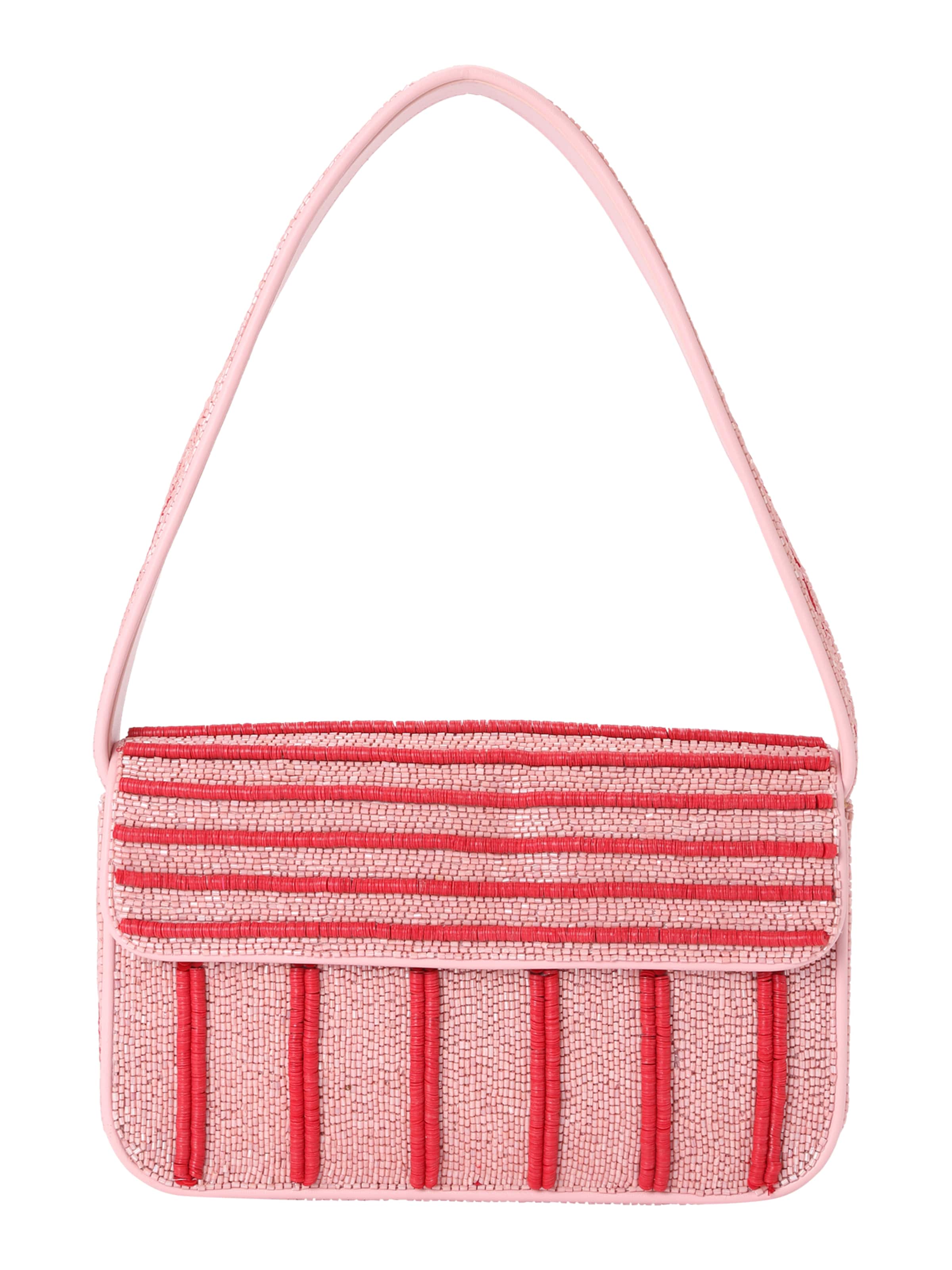 Staud Olkalaukku 'TOMMY' värissä vaaleanpunainen: etupuoli