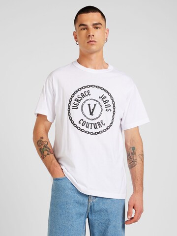 Versace Jeans Couture Tričko – bílá: přední strana