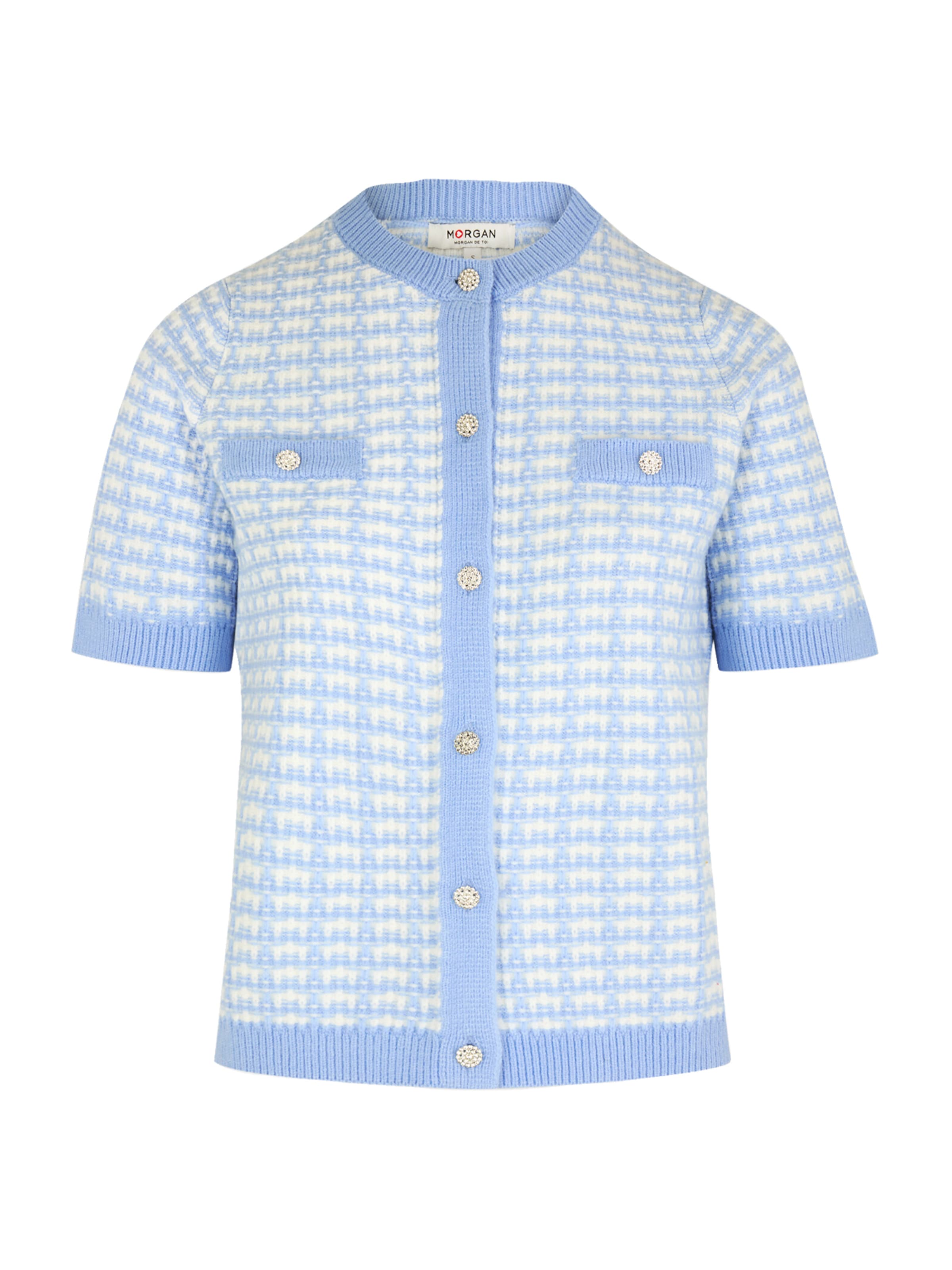 Cardigan '251-RESA' Morgan en bleu : devant