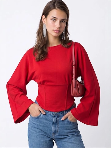 MixRay Blouse in Red: front