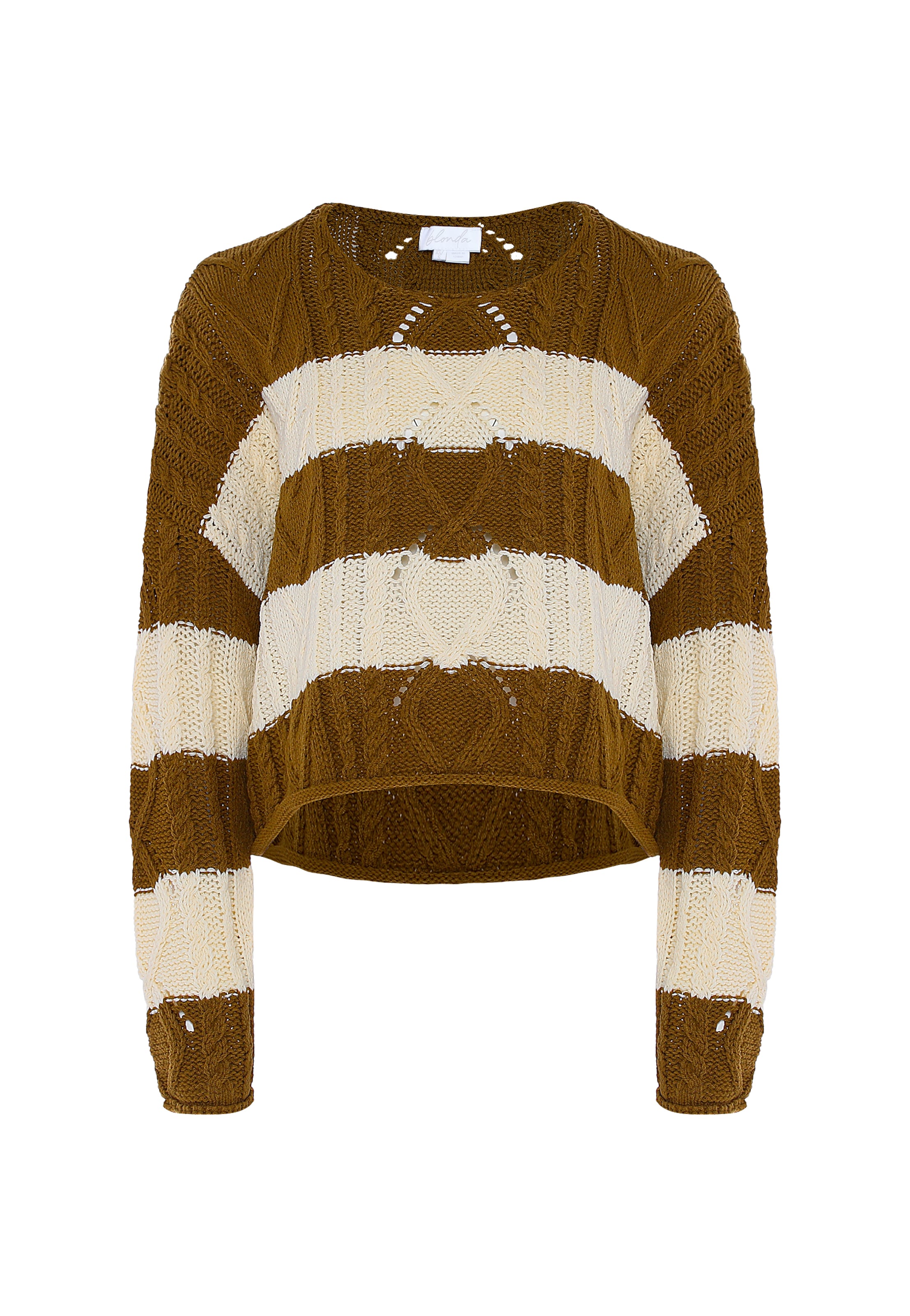 BLONDA Πουλόβερ σε πράσινο: μπροστά