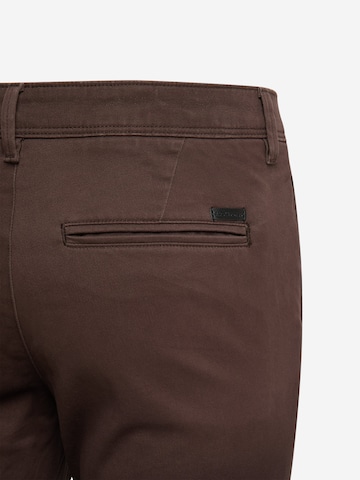 JACK & JONES - Slimfit Calças chino 'Marco Bowie' em castanho