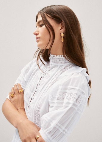 MANGO Kleid 'Tresi' in Weiß