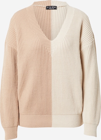 In The Style Sweater 'DANI DYER' in Beige: front