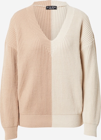 In The Style Pullover  'DANI DYER' in Beige: predná strana